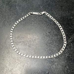 Jenny Bird silver curb chain necklace
